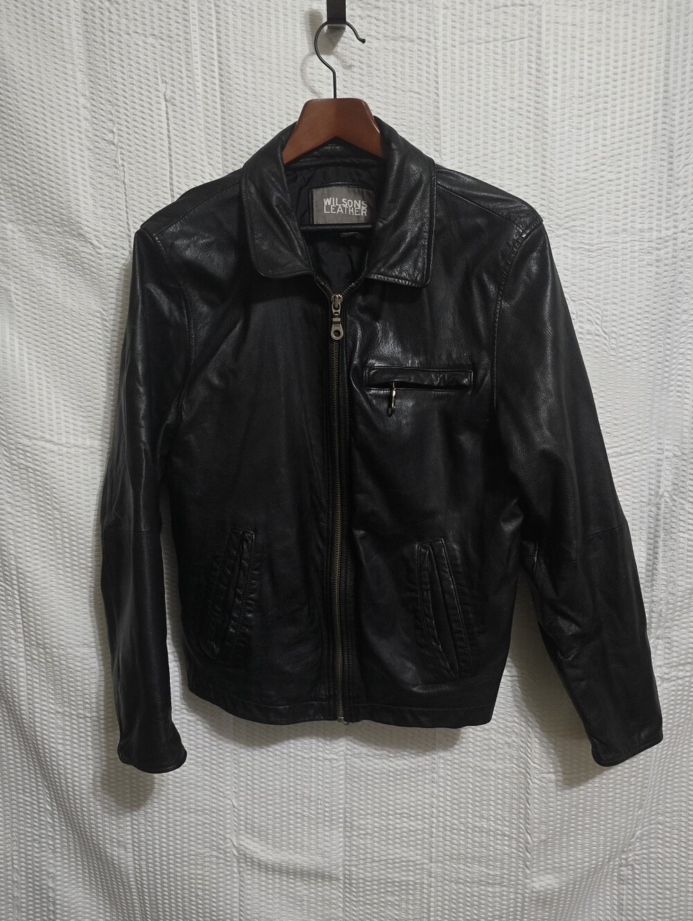 Wilsons Leather Genuine Leather Jacket | Black | Size S | Vintage Streetwear